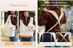 Custom Small Dog Carrier Bag Travel Dog Sling Carrier Dog Carrier <b>Backpack</b> Pet Carrier Bag <b>Carry</b> Portable Dog Carrier Bag - Product Image 4