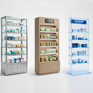 Exhibidores Acrílicos Ecológicos y Modernos para Farmacias y Dispensarios, con Iluminación LED - Product Image 1