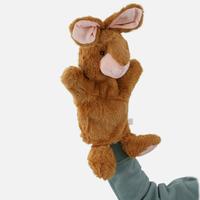 Marioneta de mano de animales personalizada, juguetes de peluche suaves, oso Súper suave, algodón PP bordado, disponible, sitio web oficial de Alibaba