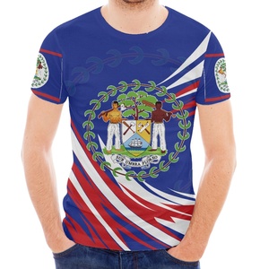 Prodotti di tendenza esclusivi di personalizzazione Belize grandi dimensioni sfuse moda classica HD <span class=keywords><strong>t</strong></span>-<span class=keywords><strong>shirt</strong></span> da uomo stampa su richiesta - Product Image 3