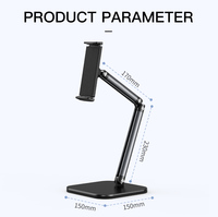 Feixiang X69 Support Moderne en Alliage d'Aluminium Multi-Angles Réglable Pliable Flexible Portable Compatible iPad et Tous Téléphones/Tablettes
