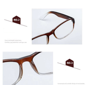 İnce TR çerçeve gri cam Lens presbiyopi + 150 tedarikçisi toptan gözlük kadınlar düzeltici esnek okuma gözlüğü - Product Image 5