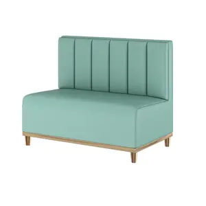 Diskon Furnitur Restoran Kulit Berkualitas Tinggi Stan Sofa Tempat Duduk Stan Sofa untuk Dijual