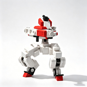 Stalker Unit‑1 Stealth Recon Mecha Warrior DIY Construction Bricks Kit Robot Assembly <b>Blocks</b> STEM Educational Creative Model Toy - Product Image 5