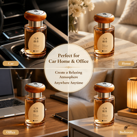 Ambientador para Auto de 160 ml de Gran Capacidad, Aroma Natural en Capas, Volatilización Lenta, No Picante, Aroma Fresco y Duradero