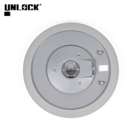 UNLOCK CY-14H G 14 pouces Gris Pad de batterie électronique multi-zones Instrument de percussion polyvalent fait main Ensemble de cymbales polyvalent 1,5 kg
