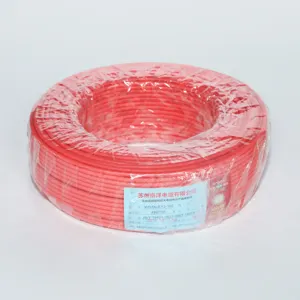 Barato 1mm 1,5mm 2,5mm 4mm 6mm conductor de cobre Flexible PVC eléctrico Cable de construcción para el cableado de la Casa de La H07V-U