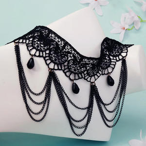 यूरोपीय अमेरिकी फैशन सेक्सी फीता जांघ चेन हेलोलीन दुल्हन सहायक डार्क स्टाइल टासल गार्टर लोचदार जांघ बैंड - Product Image 2