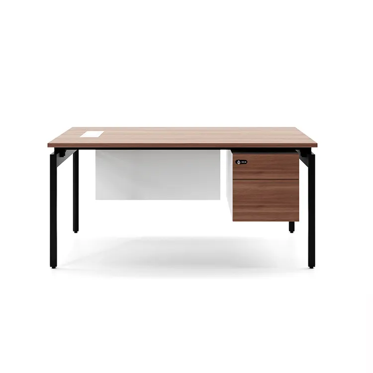 Minimalista de madera de diseño moderno muebles Secretaria blanco Oficina escritorio de la computadora 120 cm