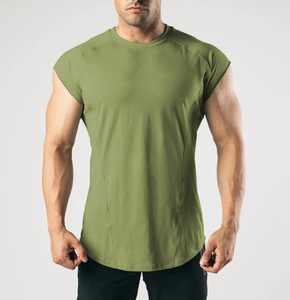 T-shirt da allenamento traspiranti e anti-umidità, dalla <span class=keywords><strong>S</strong></span> alla 3XL, personalizzabili, in misto cotone ed elastan, per palestra - Product Image 4