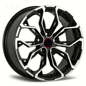Jantes en alliage coulé 17 <span class=keywords><strong>pouces</strong></span> 7J 5-120 multi-rayons noir usiné, en stock, prêtes à être expédiées pour <span class=keywords><strong>Renault</strong></span> RS - Product Image 4