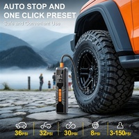Inflador de Neumáticos de Coche Inalámbrico de 6000 mAh, Bomba Eléctrica Digital DC12V para Bicicleta y Motocicleta, Parada Automática, Compresor de Aire para Neumáticos de Coche de 150 PSI