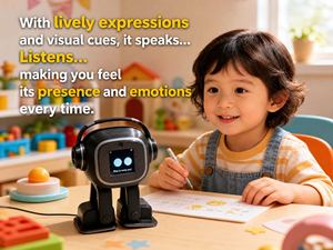 Jouet intelligent interactif pour animaux de compagnie EMO, jouet éducatif avec conversation vocale, apprentissage multilingue, <span class=keywords><strong>robot</strong></span> <span class=keywords><strong>IA</strong></span> - Product Image 6
