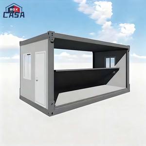 Moderne Rechthoekige Vorm Eenvoudige Montage Opvouwbare Container Huis Met Sandwichpaneel Opvouwbaar Uitbreidbaar Voor Hotel-En Kantoorgebruik - Product Image 2