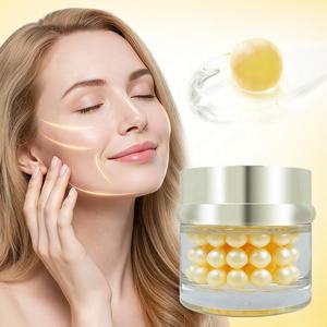 Crème Correctrice Anti-Taches à Perles de Rétinol Jaune et Curcuma Éclaircissante Anti-Âge Hydratant Visage en Capsules Guangdong Normal - Product Image 1