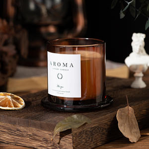 Couvre-gobelet en verre à cloche dorée fait à la main, <span class=keywords><strong>bougie</strong></span> parfumée à la cire de soja créative pour la décoration de la maison de vacances, cadeaux de Noël - Product Image 4