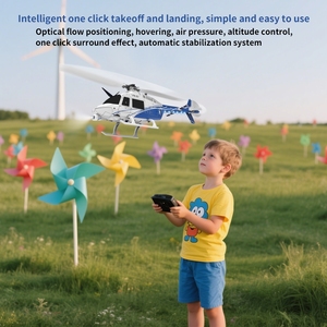 Điều khiển từ xa máy bay trực thăng đồ chơi 6 kênh đơn cánh quạt mô phỏng máy bay mô hình <span class=keywords><strong>RC</strong></span> máy bay trực thăng - Product Image 6