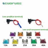 SEUO Fusible miniature standard de bonne qualité, faible profil, 1A-50A
