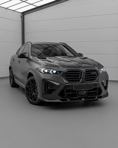For BMW X6M Carbon Fiber Body Kit X6M LD Carbon Fiber Front Lip Diffuser Spoiler <b>Engine</b> <b>Hood</b> X6M Bumper Auto Parts - Product Image 2