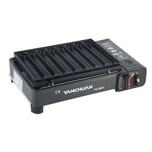 Plaque de cuisson rectangulaire YANCHUAN YC-8501 en alliage d'aluminium, facile à nettoyer, idéale pour la cuisson des saucisses - Product Image 1