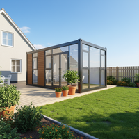 Solution d'espace de travail instantanée : conteneur de bureau/atelier modulaire en acier de 20 pieds à déploiement rapide, écologique et résistant au vent