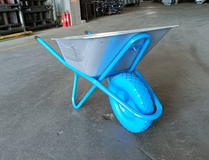 व्हील बैरो के लिए यूक्रेन पूर्व यूरोप बाजार लोड 150kg 80L 4.00-<span class=keywords><strong>8</strong></span> इंच साँस का पहिया भारी शुल्क wheelbarrow - Product Image 4