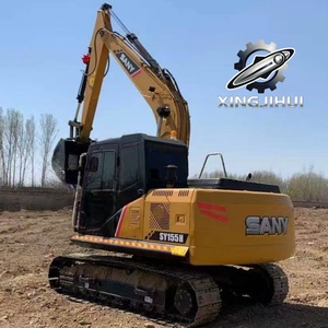 Excavatrice d'occasion Sany 155H, marque japonaise d'origine, 15 tonnes, sur chenilles en caoutchouc, taille moyenne, modèle 2023, godet de 0,75 m, moteur - Product Image 3
