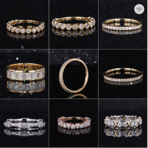 Moissanite Gem pleine taille pour certificat prix de gros pierres libres DEF couleur VVS 1ct Forever Star ensembles de bijoux pendentif - Product Image 6