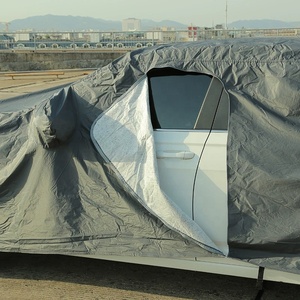 Cubierta impermeable para coche, cubierta forrada de algodón, PVC, 210g, para todos los climas - Product Image 4