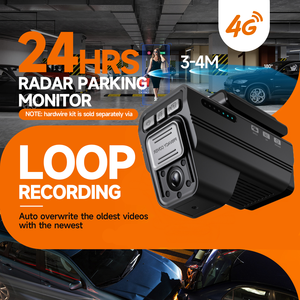 Caméra embarquée 4G 1080p, idéale pour la gestion de flotte avec suivi GPS, enregistrement <span class=keywords><strong>d</strong></span>'urgence et surveillance intérieure, caméra embarquée intelligente - Product Image 1