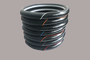 Funda de Cuero PVC para Volante de Coche, con Orificios de Ventilación, Transpirable, Protectora, Accesorios para el Interior del Coche - Product Image 6