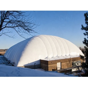 Estructura de cúpula inflable de membrana de PVC PVDF de construcción rápida, impermeable e ignífuga, para pabellón de tenis y pista de pádel. - Product Image 4