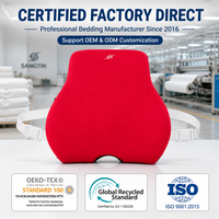 Coussin lombaire de soutien en mousse à mémoire de forme pour siège et dossier