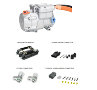 Compresor Eléctrico Scroll Portátil de 72V CC para Unidades de Refrigeración de Camiones y Furgonetas, Fabricado en Fábrica, R404A R452A R407C, Nuevo