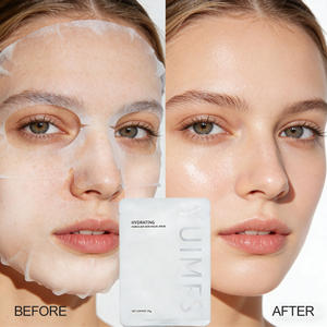 Fabricant de masques faciaux personnalisés en marque privée, vitamine C, centella asiatica, masque en feuille hydratant anti-âge, blanchissant, pour tous les types de peau - Product Image 5