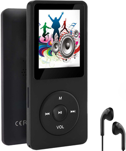 Reproductor MP3/MP4 Bluetooth con Altavoz Externo, Reproductor de Música Portátil MP4 de 1.8 Pulgadas para Estudiantes, Compatible con Reproducción de Tarjetas TF - Product Image 1