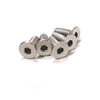 Vis à tête hexagonale en acier au carbone noir oxydé DIN916 - Pointe conique - Tailles métriques pour fixation industrielle