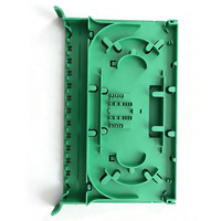 ANSHI 24 Cores FTTH Fiber Optic Splice Tray with SC/FC/LC/ST Connectors Green High Quality AS-ODF-12RX FTTx