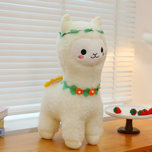 Muñeco de Peluche de Alpaca Suave y Adorable, Juguete de Peluche Personalizado, Animales de Peluche Rellenos de Algodón PP, Juguetes de Peluche Navideños para Niños, Muñecos de Peluche al por Mayor - Product Image 2