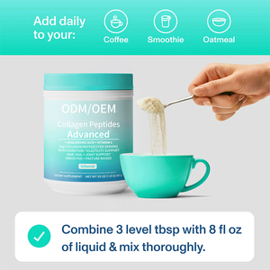 Kollajen takviyesi özel etiket Protein peptidleri tozu hyaluronik asit <span class=keywords><strong>C</strong></span> vitamini cilt kollajen peptidleri tozu - Product Image 2
