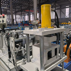 เครื่องขึ้นรูปม้วนกรอบประตูเหล็กอัตโนมัติงานตามสั่ง - Product Image 6