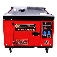 Nouveau type de prix bon marché 5kw 5000w 5kva 5,5 kw 5500w 5,5 kva Générateurs diesel portables à démarrage électrique de style silencieux pour usage domestique