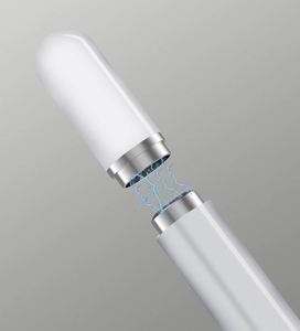 Stylet Actif Double Mode de Charge Sans Fil Type C Magnétique Rejet de la Paume Activation Tactile Écriture Inclinée Pointe de Stylet Compatible Apple - Product Image 2