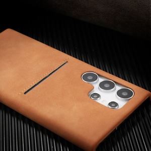 Funda de Piel Sintética de Oveja con Ranuras para Tarjetas, Estilo Ejecutivo, para <span class=keywords><strong>Samsung</strong></span> A15 A55 A54 A34 S25 Ultra S24Ultra S23 Ultra - Product Image 4