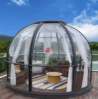 Maison préfabriquée bon marché à 3 chambres, maison bulle gonflable de haute qualité, mini-maison de luxe, dôme gonflable pour événements, tente pliable, hôtel