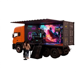 Outdoor Mobile Gaming <strong>Simulator</strong> <strong>Truck</strong> VR Game Combination Custom Amusement Park Trailer One Stop Turnkey Service - Product Image 1
