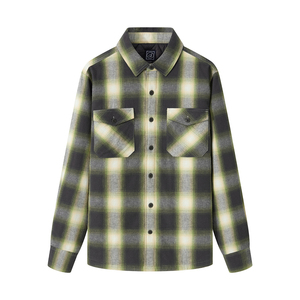 New Fashion Wholesale Men's Smart Casual Windproof Thick Quilted Flannel Plaid Long Sleeve Winter Jacket All Cotton - Product Image 2