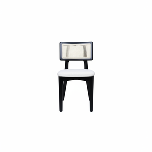 Premium Quality Durable Compact Wooden <b>Chair</b> Cane-<b>Back</b> Upholstered Seat for Dining Hotels Outdoor Home Furniture for Living Room - Product Image 2