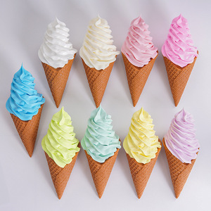 Cornet de glace géant réaliste, une décoration de vitrine pour les salons de thé, et un grand cornet de glace populaire sur Xiaohongshu - Product Image 4