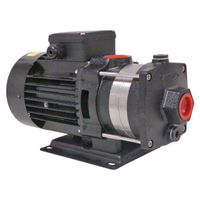 Pompe centrifuge multi-étages horizontale en acier inoxydable 0,8 CV haute pression pour tour CNC, réfrigération industrielle, irrigation